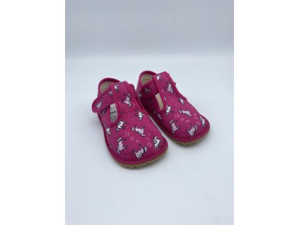 Beda zdravé flexibilní barefoot bačkůrky BF-060010/W - Unicorn