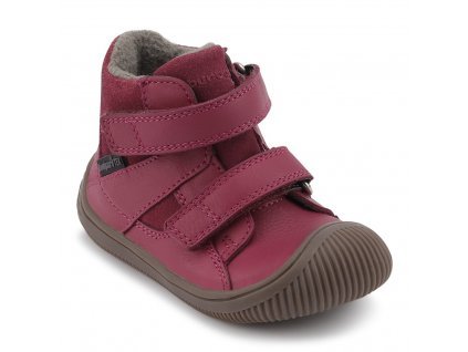 Bundgaard kotníkové membránové boty Walk BG303028C Velcro Tex - Rose wine