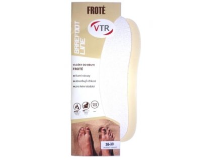 Vložky do bot froté BAREFOOT - zastřihávací - 4mm