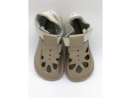 Baby Bare Shoes IO lehké flexibilní barefoot sandálky - Summer perforation – Gold