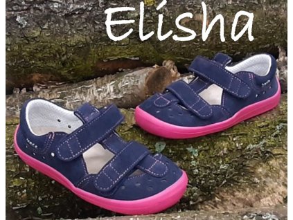 Beda barefoot Sandály pro děti BF 0001/SD/W - Elisha