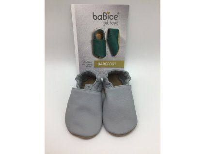 baBice barefoot capáčky BA087 - světle šedé