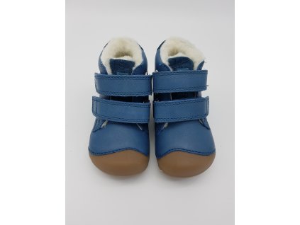 Bundgaard zimní flexibilní barefoot boty pro děti Petit BG303201DG - Petrol