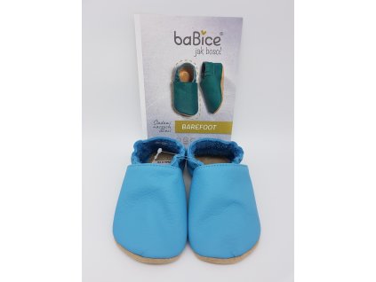 baBice barefoot capáčky BA121 - azurová