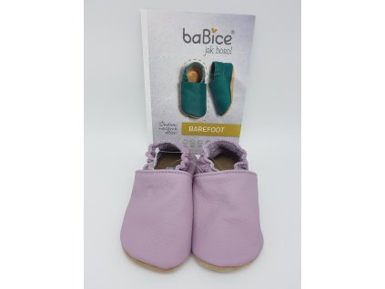 baBice lehké dětské barefoot capáčky MB143 - Lila