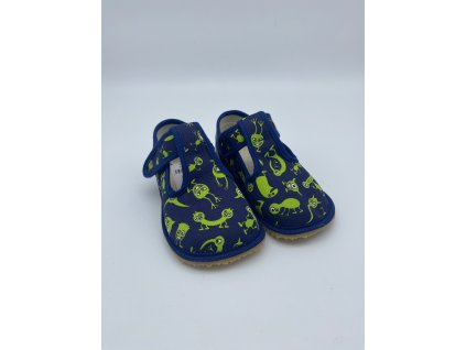 Beda zdravé flexibilní barefoot bačkůrky BF-060010/W - Monster