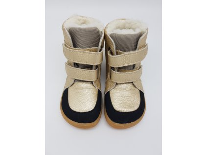 Baby Bare Shoes Febo Winter gold