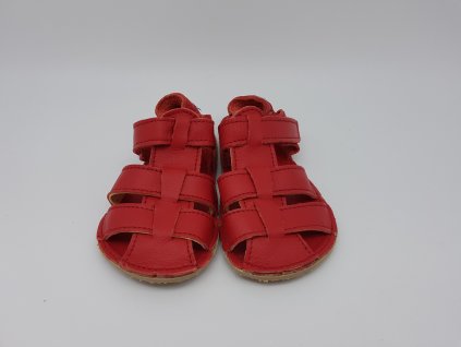 Baby Bare Shoes Sandals Red