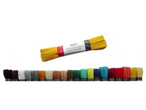 Tkaničky PLOCHÉ bavlněné barevné 130 cm