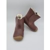 Bundgaard zimní barefoot kozačky pro děti Petit Winter Booty BG303200DG - Brown WS