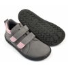 EF Barefoot celoroční barefoot boty pro děti BEA Grey Rose s membránou