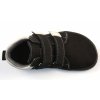 EF Barefoot celoroční dětské barefoot boty SPIKE Black Grey - s membránou
