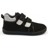 EF Barefoot celoroční dětské barefoot boty SPIKE Black Grey - s membránou