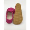 Beda zdravé flexibilní barefoot bačkůrky BF-060010/W/OP - Pink Shine s PEVNÝM OPATKEM