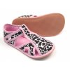 Ef Barefoot flexibilní bačkůrky pro děti 386 OTEVŘENÉ Panterka