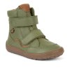 Froddo barefoot zimní kožené s membránou G3160204-5, G3160232-5 Olive (Zima 2023/24, 2024/25)