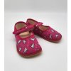 Beda zdravé flexibilní barefoot bačkůrky BF-060010/BA - Balerínky Unicorn