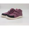Baby bare Febo dětské kotníkové celoroční barefoot boty FALL - Magenta s membránou