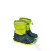 Crave zateplené ergonomické barefoot sněhule pro děti Snowstorm - Navy/Lime