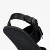 Groundies unisex barefoot sandály pro dospělé Kos - Černé