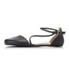 barefoot sandale orchid black leather 2