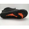 Root Zimní barefoot boty pro dospělé 6800 - Černé s fleecem