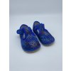 Beda zdravé flexibilní barefoot bačkůrky BF-060010/W - Blue Signs