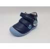 DDstep celoroční kompromisní dětské boty 015-198 modré s velrybou