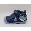 DDstep celoroční kompromisní dětské boty 015-198 modré s velrybou