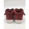 Baby bare Febo dětské kotníkové celoroční barefoot boty FALL – Red s okopem s membránou