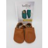 baBice lehké dětské barefoot capáčky MB004 - Nugát