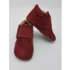 Bundgaard flexibilní barefoot botičky pro nejmenší děti Tannu - Bordeaux broušená kůže