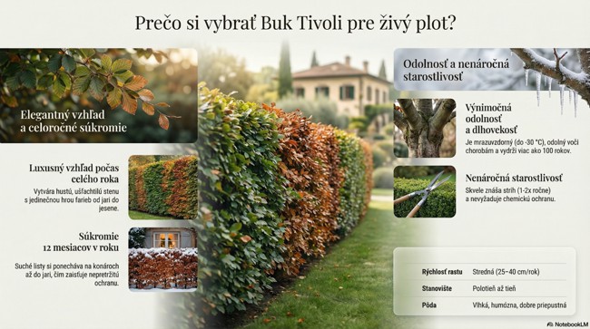 prečo práve buk ako živý plot?