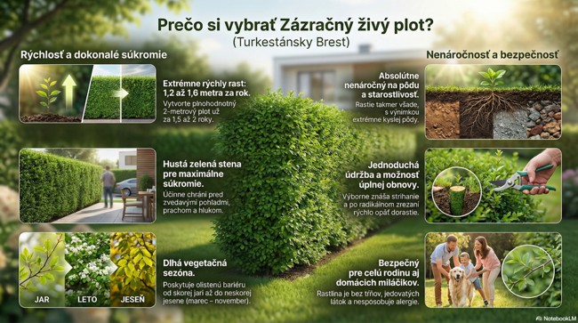 prečo práve zázračný plot ako živý plot?