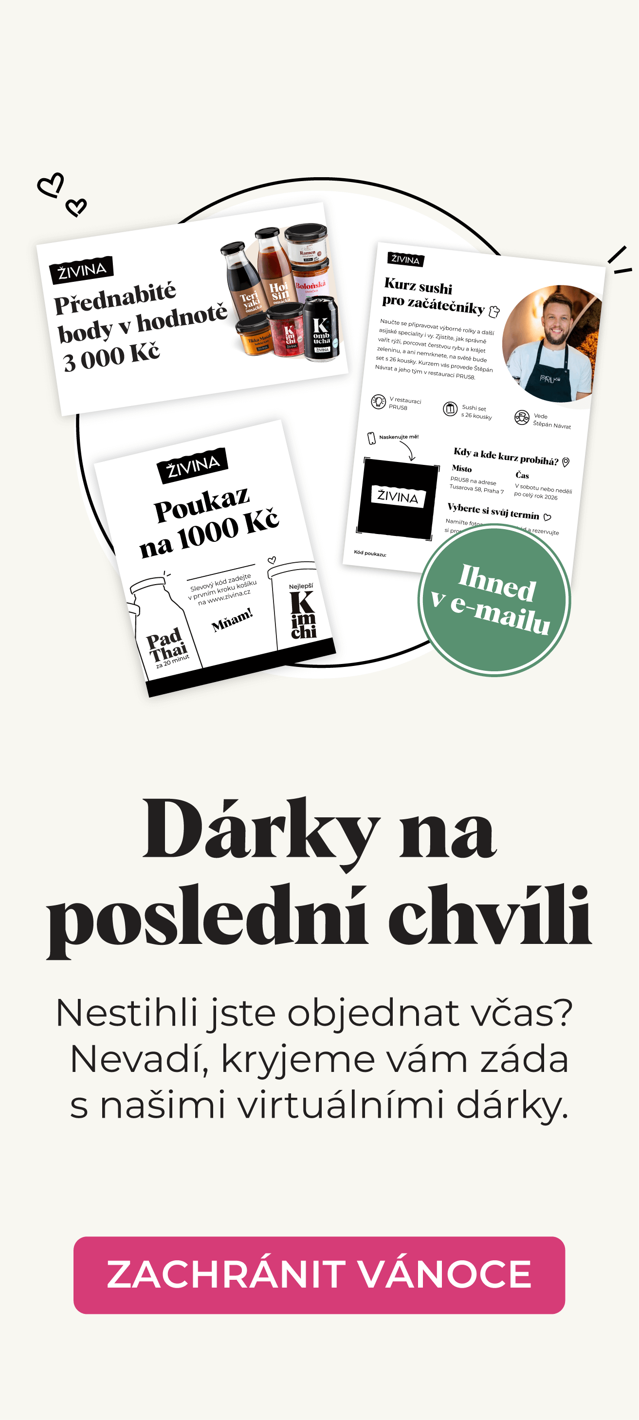 Dárky na poslední chvíli