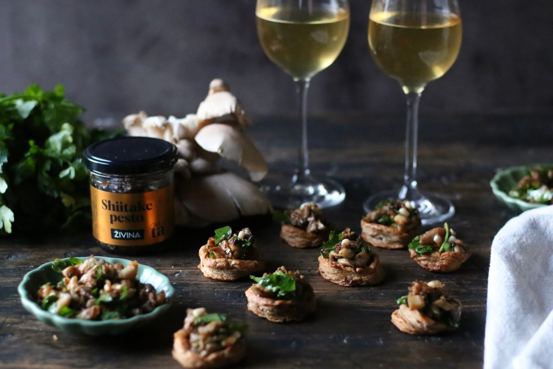 Vol-au-vent s houbovou náplní