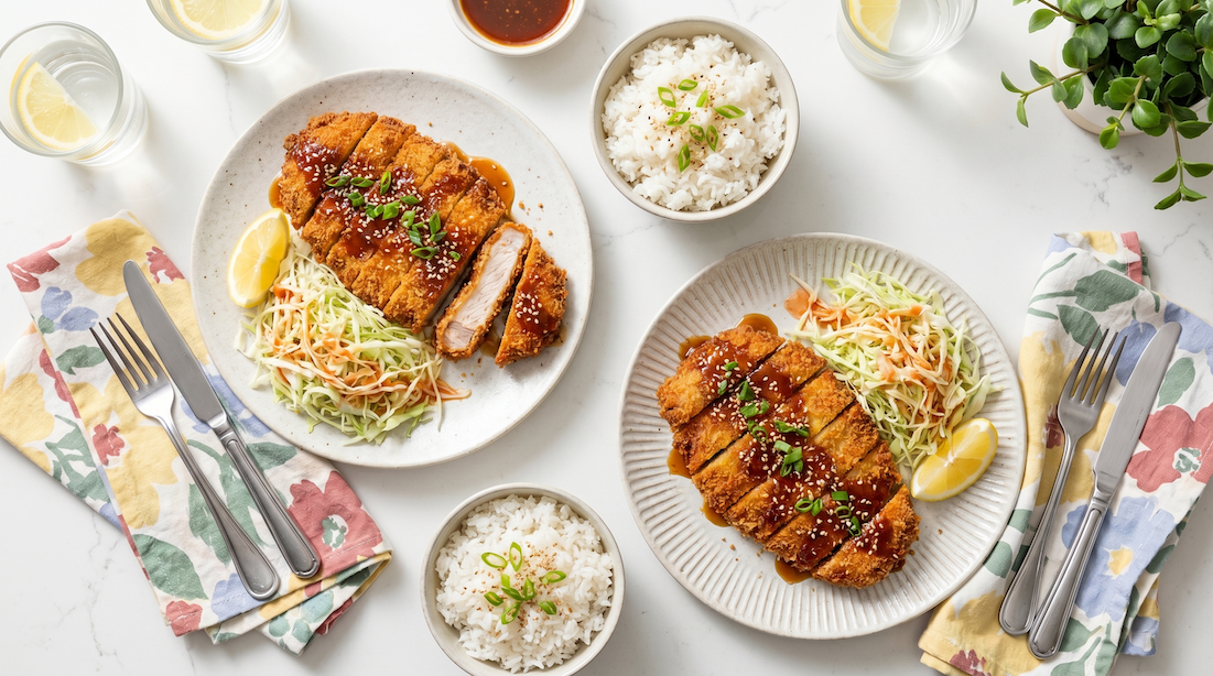Asijský řízek tonkatsu