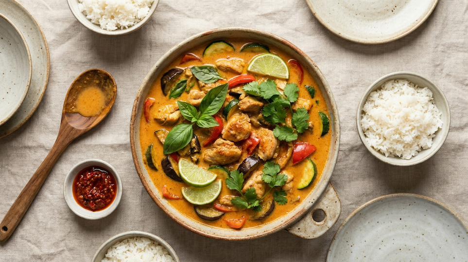 Balijské kari s rýží