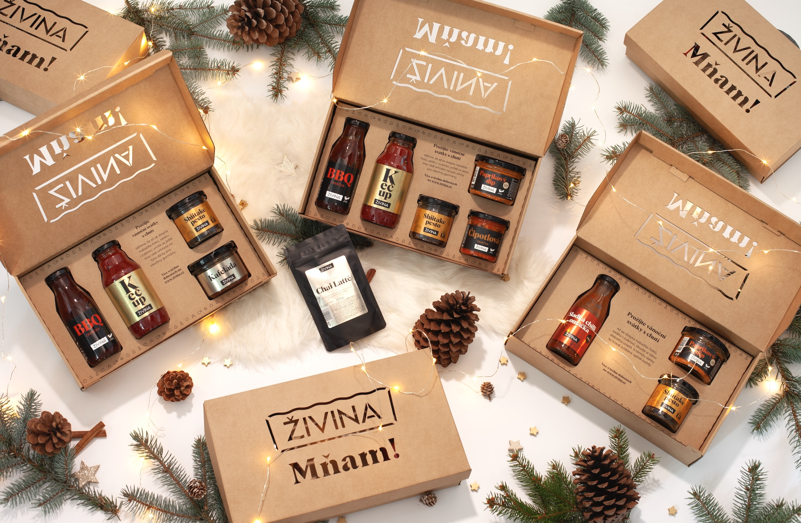 Vánoční krabice od Živiny