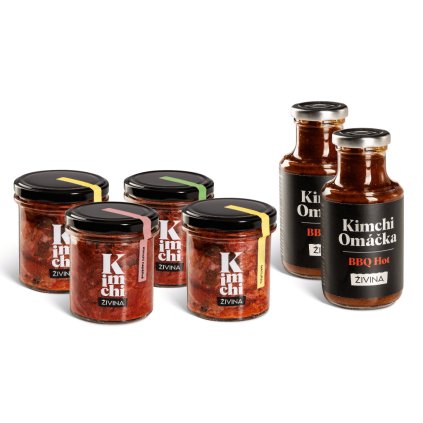 Kimchi od Živina je fermentovaná zelenina plná probiotik, vitamínů a vlákniny. Ochutnejte vynikající pikantní omáčku nebo salát