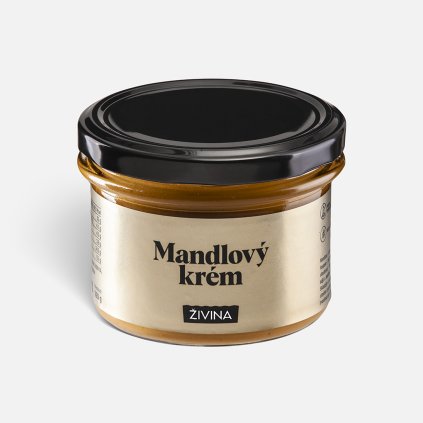 Mandlový krém 100% čisté oříškové máslo 200 g