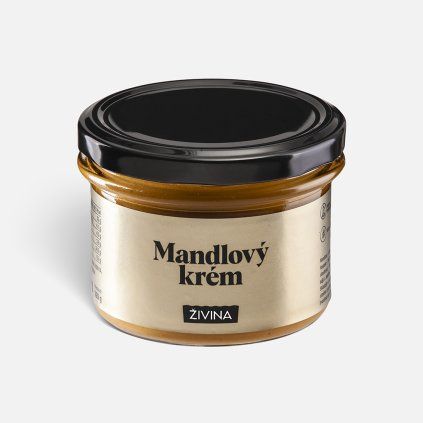 Mandlový krém 200 g  100% čisté oříškové máslo
