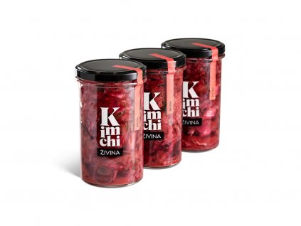Kilo a půl Kimchi Pálivé od ŽIVINA je plné chuti, probiotik, vlákniny a vitamínů. Fermentováno v ČR, vegan a bez lepku.