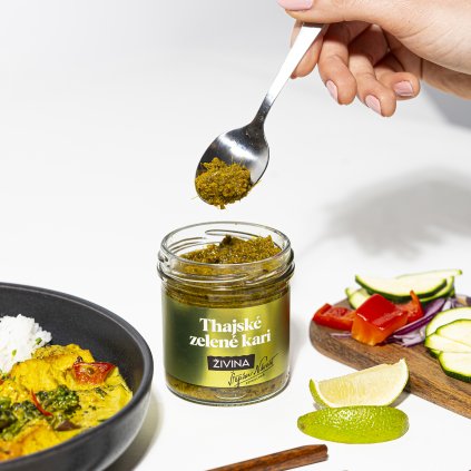 Asijské omáčky, kari pasty a probiotický fermentovaný kimchi salát od Živiny.