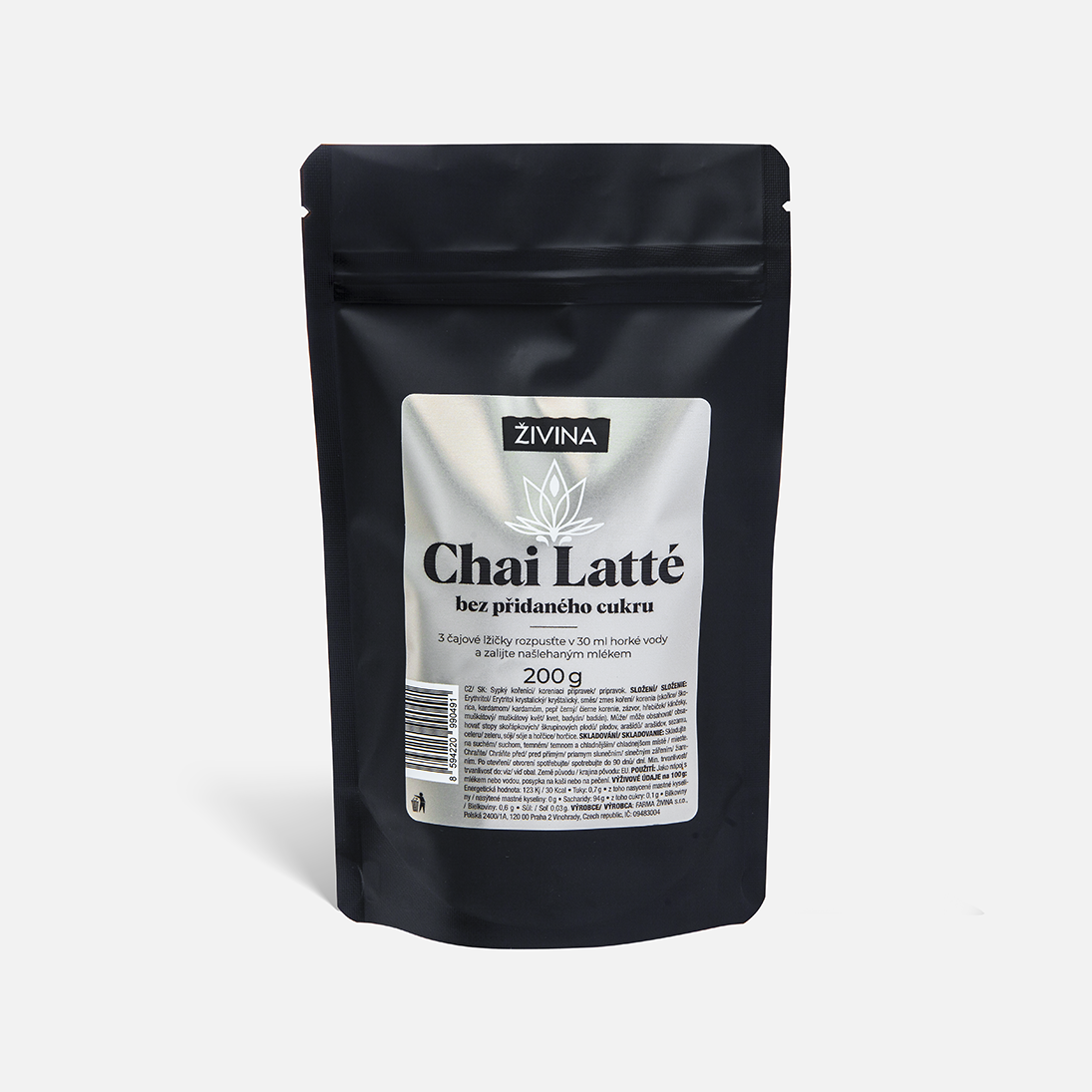 Chai Latté bez přidaného cukru 200 g