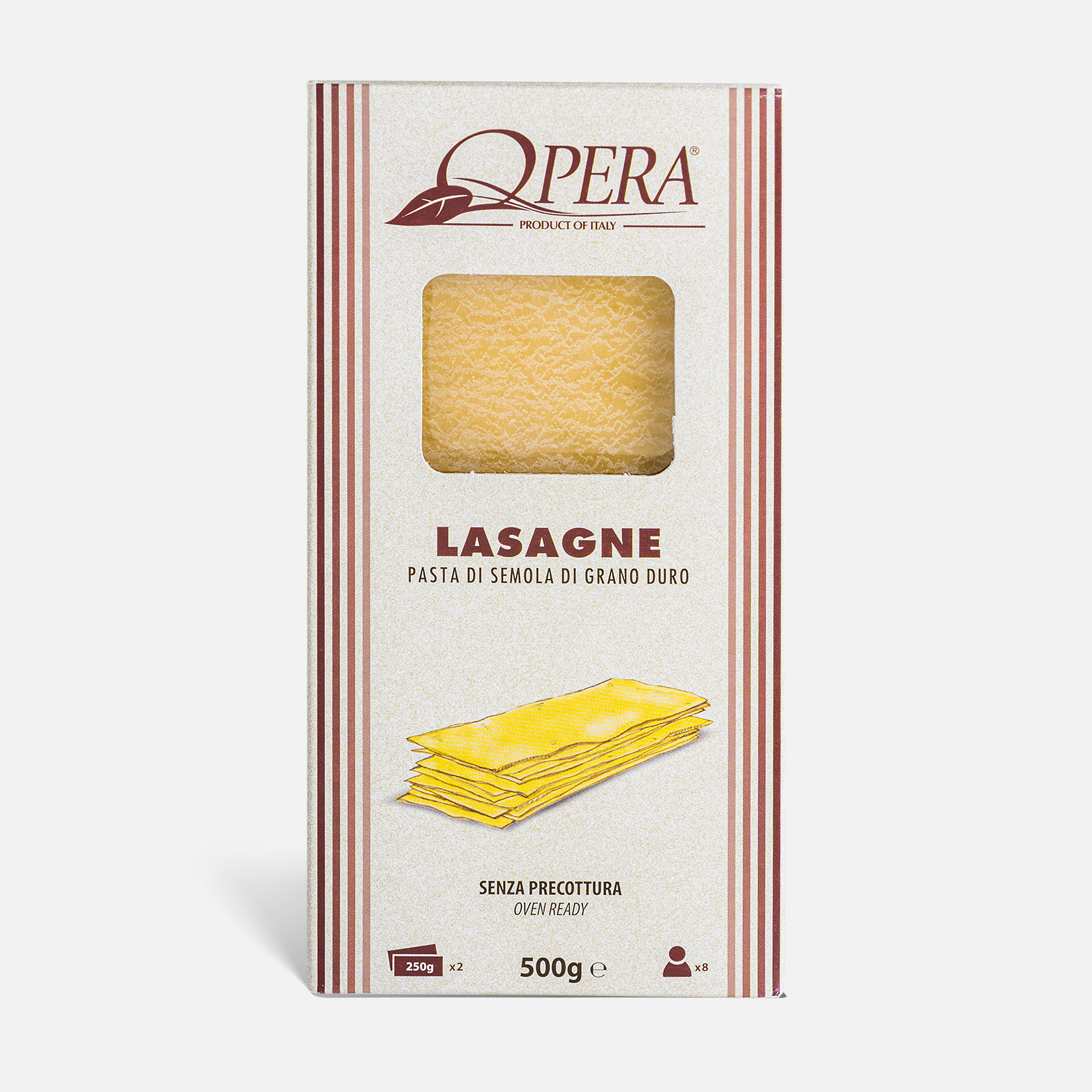 Lasagne Opera pláty semolinové bezvaječné 500 g