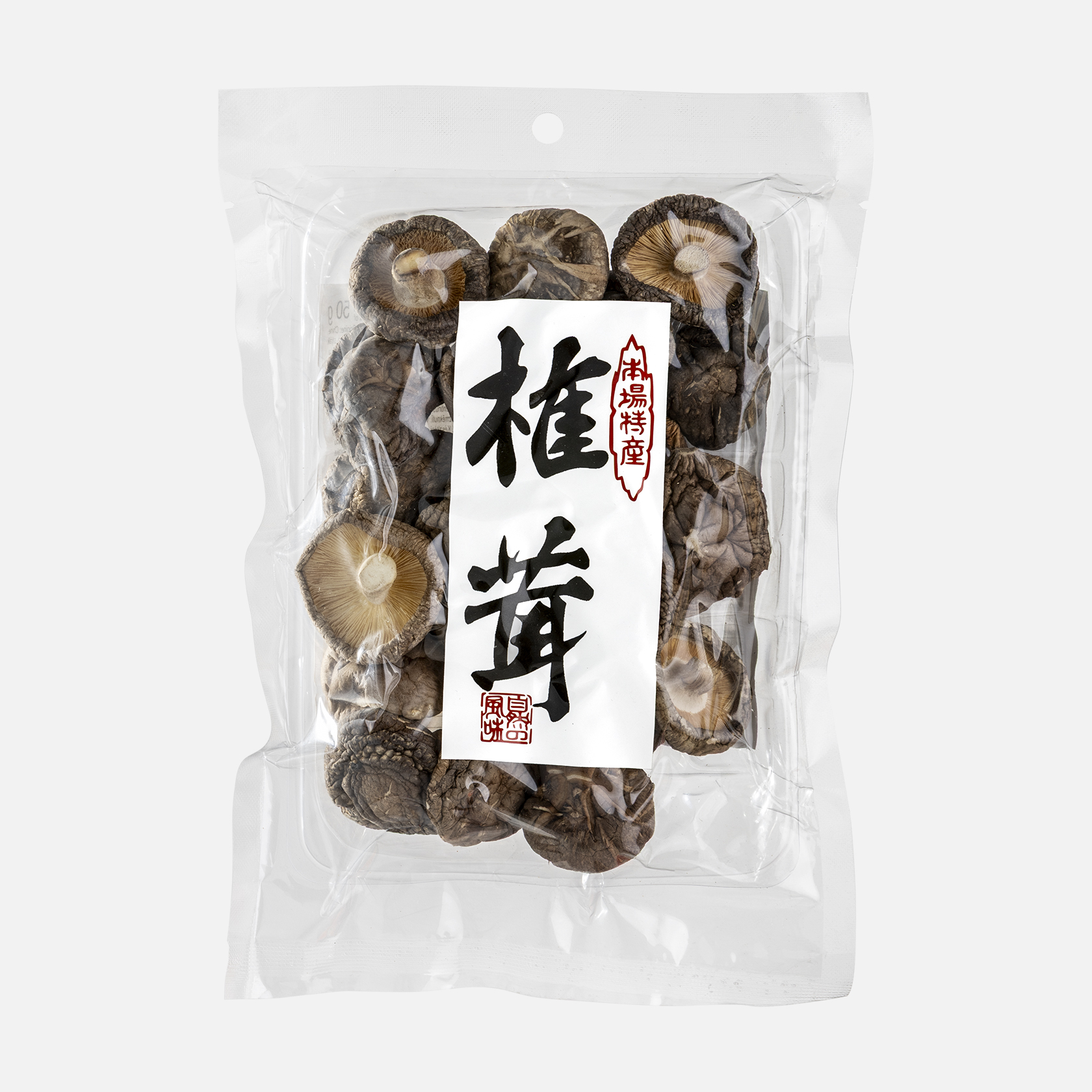 Sušené shiitake houby bez stonku – pro umami chuť asijské kuchyně, 50 g