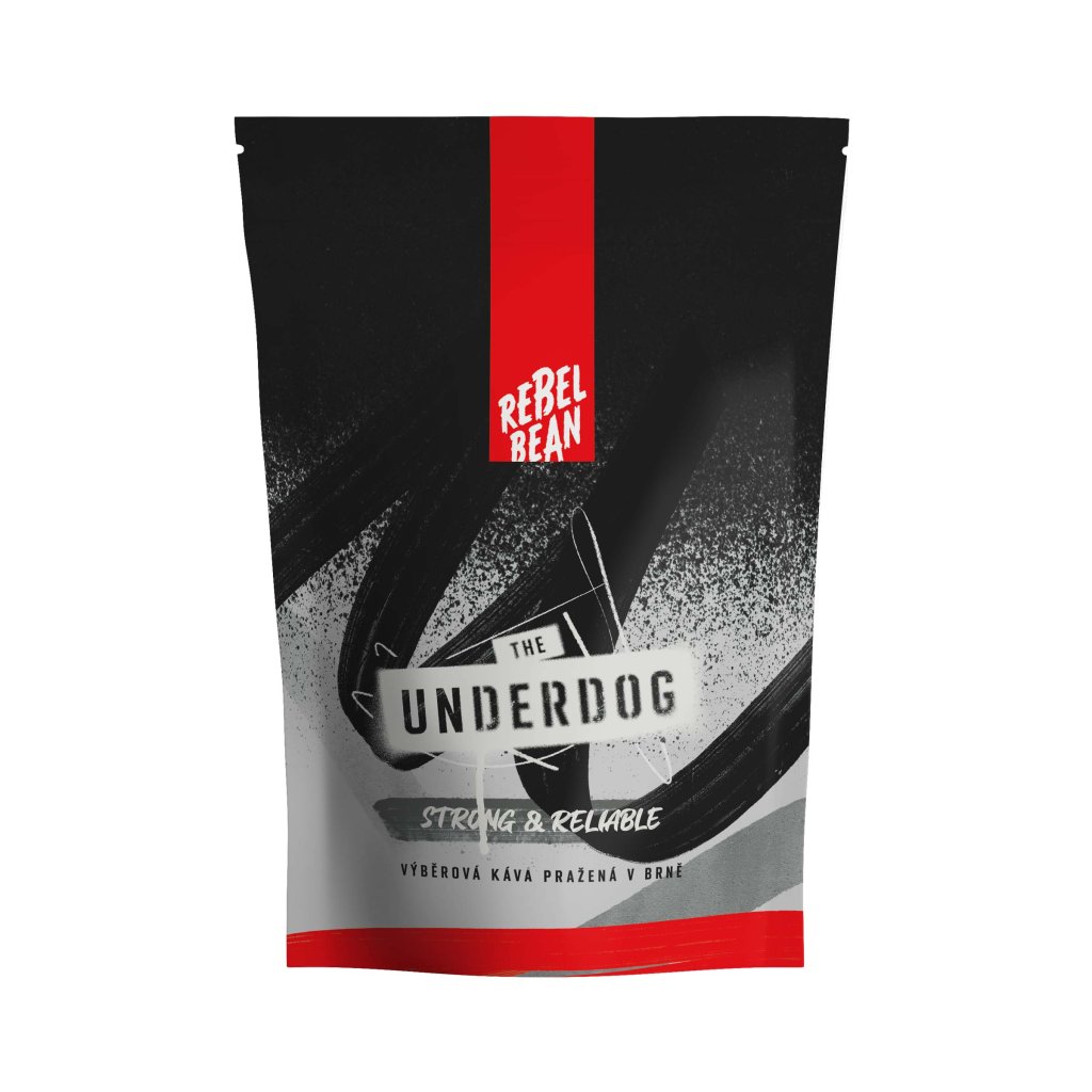 The Underdog Rebelbean zrnková káva pro milovníky klasičtější chuti 250 g
