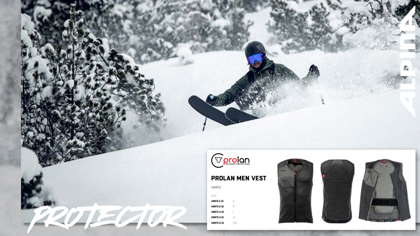 Alpina prináša viac ako len chrániče chrbtice na lyžovanie