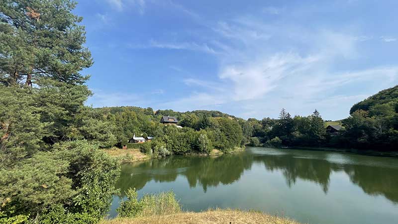 Všetky štiavnické tajchy na bicykli